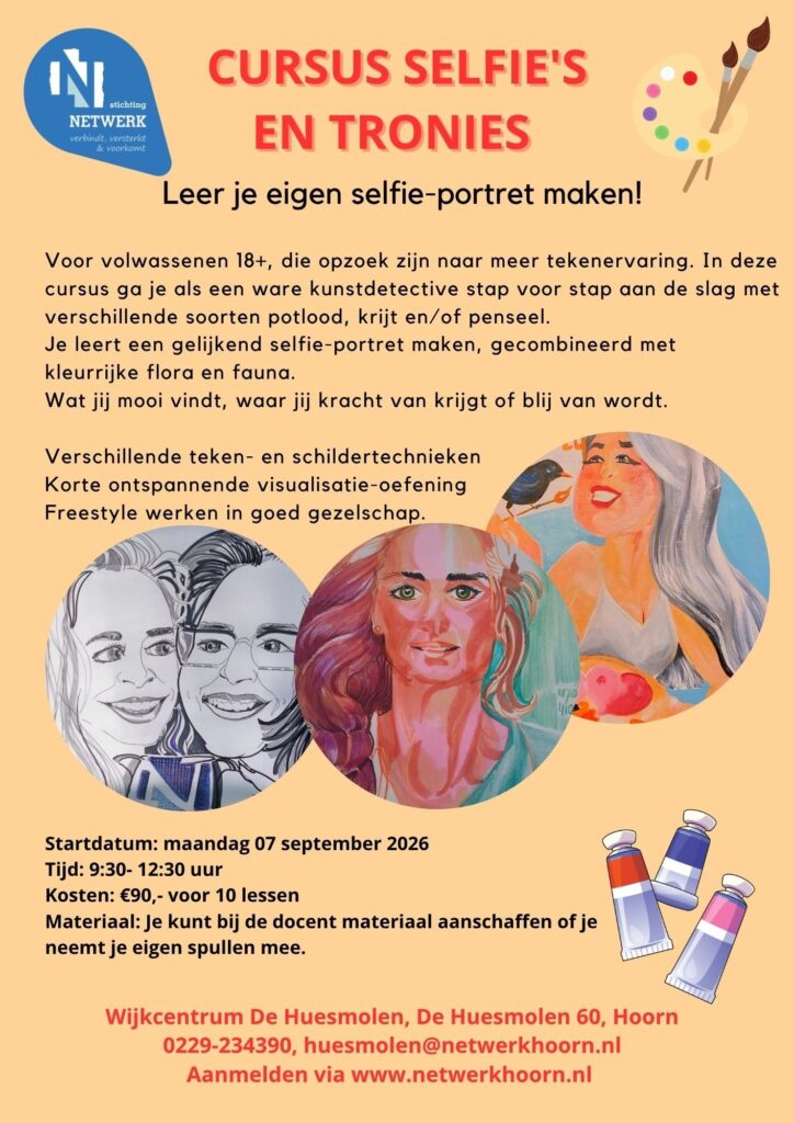 Cursus tekenen en schilderen in Hoorn