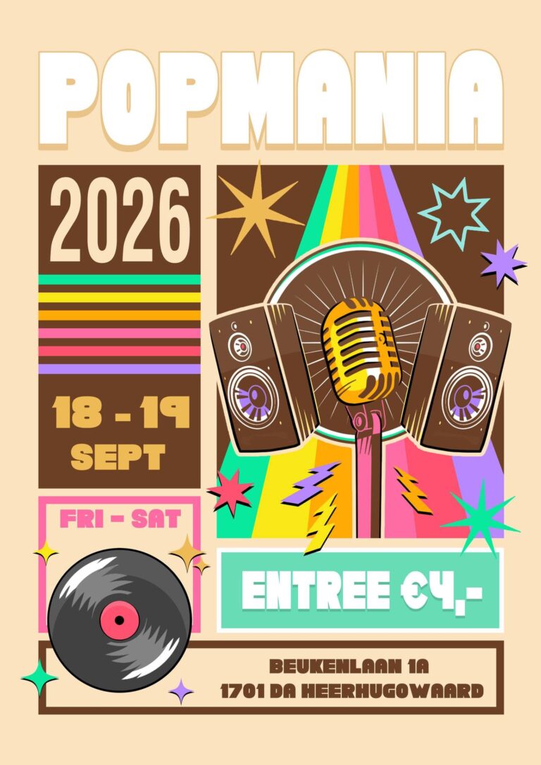 Popmania 2026 — muziek in Hoorn