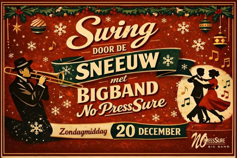 Bigband No Presssure – Swing door de Sneeuw — muziek in Hoorn