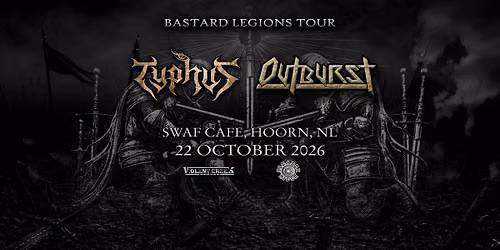 TYPHUS | OUTBURST Live in Hoorn | Old School Heavy /Thrash Metal | FREE ENTRANCE — muziek in Hoorn