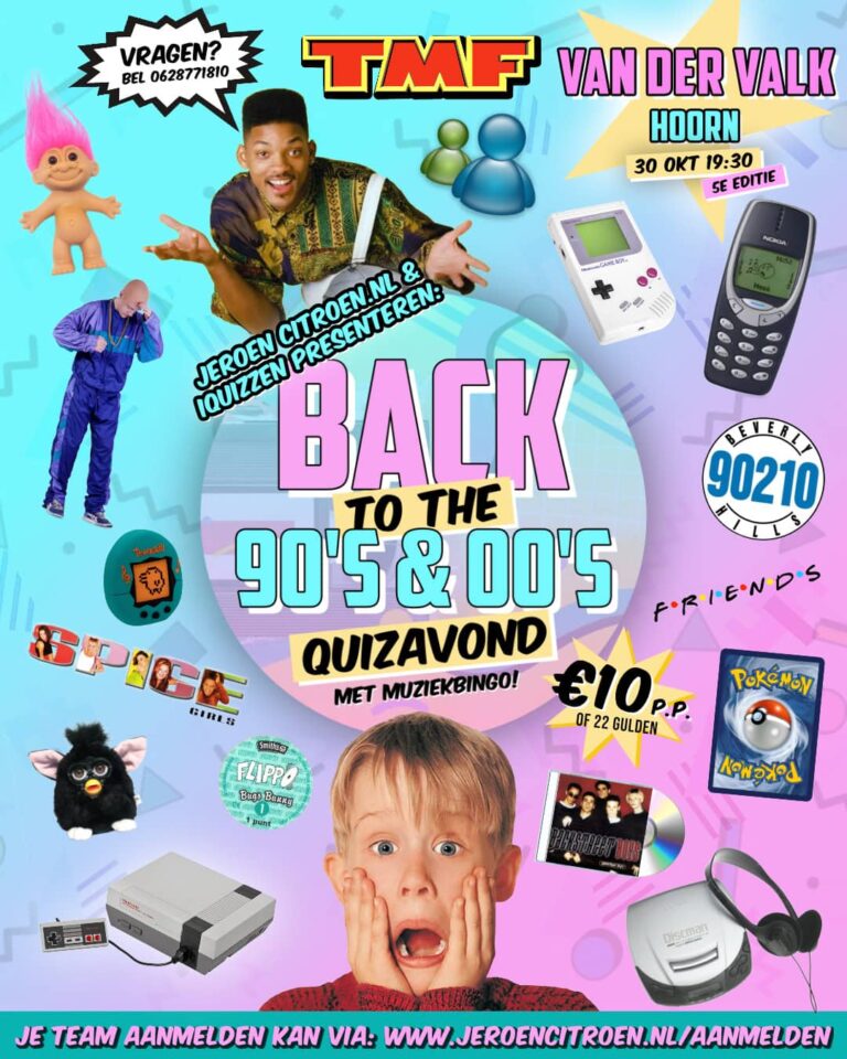 90’s & 00’s Quiz met Jeroen Citroen